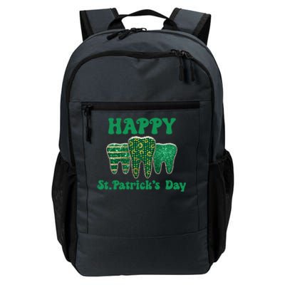 Happy St Patrick's Day Cute Tooth Dentist Meaningful Gift Daily Commute Backpack