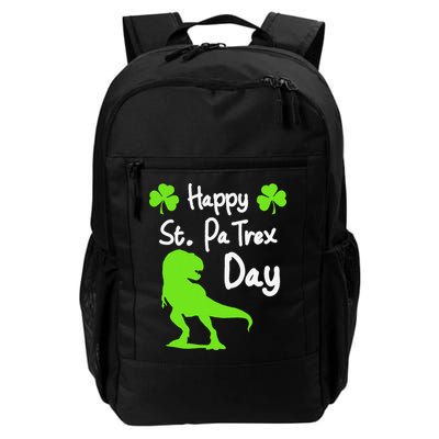 Happy St. Pa Trex Day Cute Trex Dino St. Patrick's Backpack