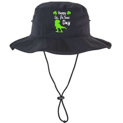 Happy St. Pa Trex Day Cute Trex Dino St. Patrick's Bucket Hat