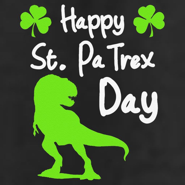Happy St. Pa Trex Day Cute Trex Dino St. Patrick's 11oz C Handle Ceramic Mug