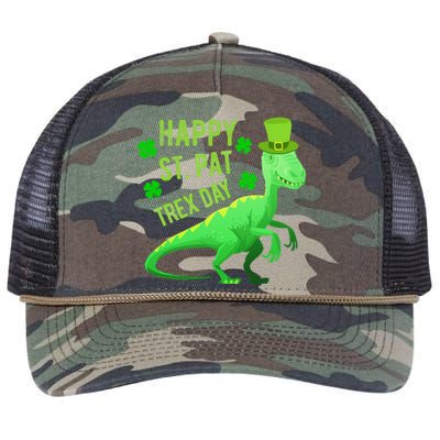 Happy St. PaTrex Day Retro Rope Trucker Hat Cap