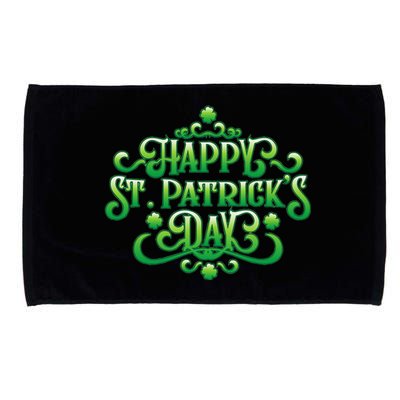 Happy St. Patrick's Day Irish Holiday Shamrock Microfiber Hand Towel