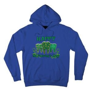 Happy St Patrick's Day Teeth Dentist Dental Funny St Meaningful Gift Tall Hoodie