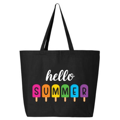 Hello Summer Popsicle Colorful 25L Jumbo Tote