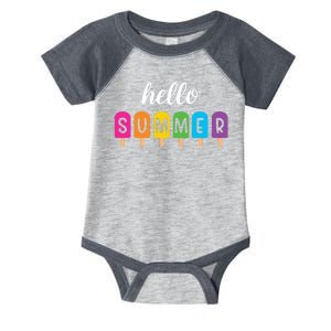 Hello Summer Popsicle Colorful Infant Baby Jersey Bodysuit