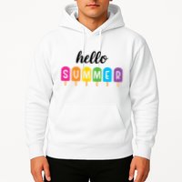 Hello Summer Popsicle Colorful Hoodie