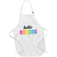 Hello Summer Popsicle Colorful Apron