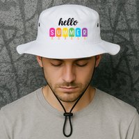 Hello Summer Popsicle Colorful Bucket Hat