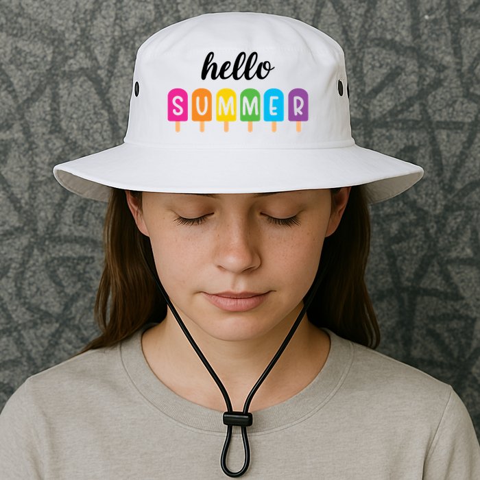 Hello Summer Popsicle Colorful Bucket Hat