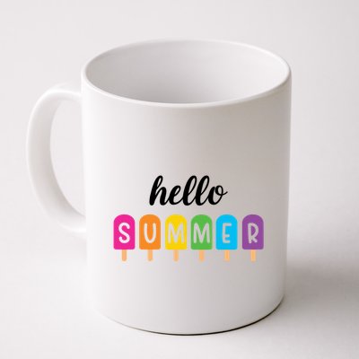 Hello Summer Popsicle Colorful Mug
