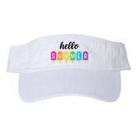 Hello Summer Popsicle Colorful Visor