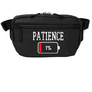 Humorous Saying Patience 1% Funny Sayings Crossbody Pack