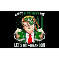 Happy St Patricks day Let's Go Beer Brandon Trump Leprechaun Bumper Sticker