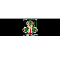 Happy St Patricks day Let's Go Beer Brandon Trump Leprechaun Bumper Sticker