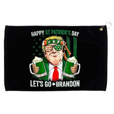 Happy St Patricks day Let's Go Beer Brandon Trump Leprechaun Grommeted Golf Towel