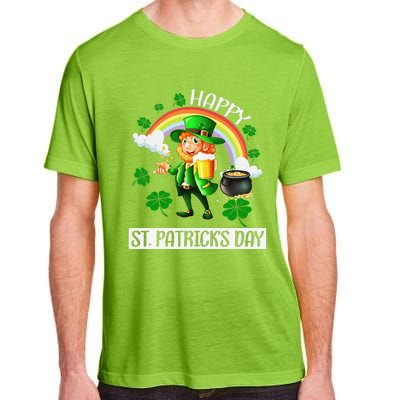 Happy St. Patrick's Day Saint Shenanigan Clover Irishman Adult ChromaSoft Performance T-Shirt