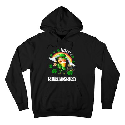 Happy St. Patrick's Day Saint Shenanigan Clover Irishman Hoodie