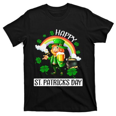 Happy St. Patrick's Day Saint Shenanigan Clover Irishman T-Shirt