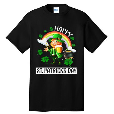 Happy St. Patrick's Day Saint Shenanigan Clover Irishman Tall T-Shirt