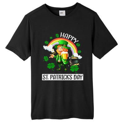 Happy St. Patrick's Day Saint Shenanigan Clover Irishman Tall Fusion ChromaSoft Performance T-Shirt