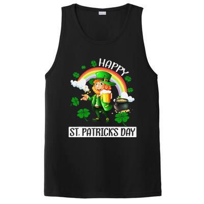 Happy St. Patrick's Day Saint Shenanigan Clover Irishman PosiCharge Competitor Tank