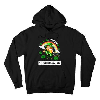 Happy St. Patrick's Day Saint Shenanigan Clover Irishman Tall Hoodie