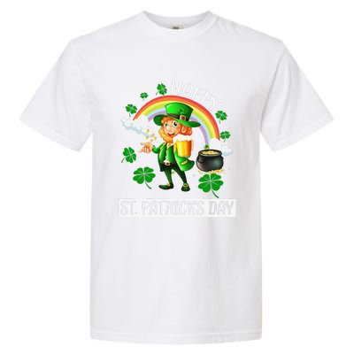 Happy St. Patrick's Day Saint Shenanigan Clover Irishman Garment-Dyed Heavyweight T-Shirt