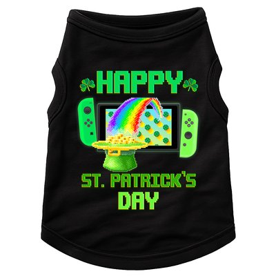 Happy St Patricks Day Retro Pixel Video Game Doggie Tank