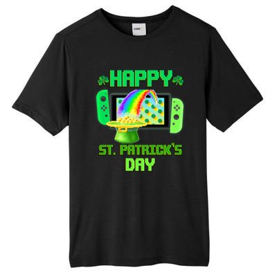 Happy St Patricks Day Retro Pixel Video Game Tall Fusion ChromaSoft Performance T-Shirt