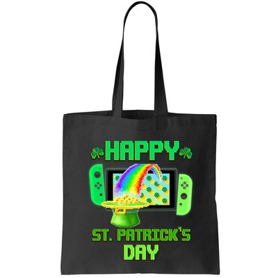 Happy St Patricks Day Retro Pixel Video Game Bag