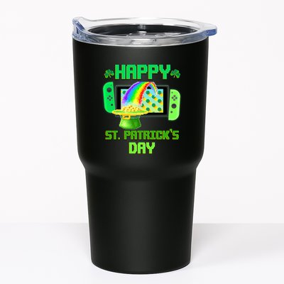 Happy St Patricks Day Retro Pixel Video Game Tumbler