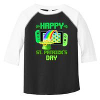 Happy St Patricks Day Retro Pixel Video Game Toddler Fine Jersey T-Shirt