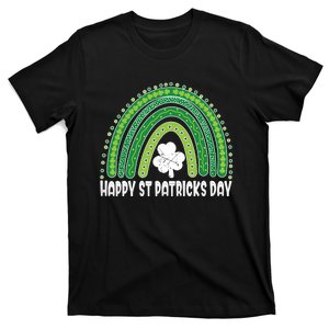 Happy St Patrick's Day Rainbow Irish Shamrock Leprechaun T-Shirt