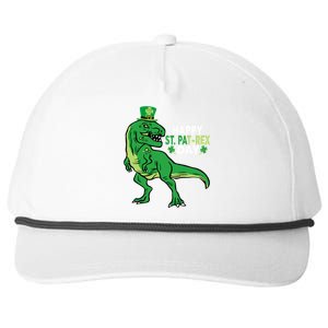 Happy St Pat Day Tgreat Giftrex Day Lucky Gift Snapback Five-Panel Rope Hat