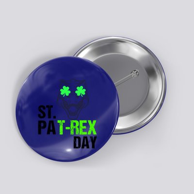 Happy St Patrex Day Dino St Patricks Day Paddys Gift Button