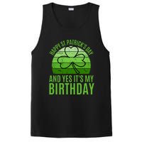 Happy St Patricks Day And Yes ItS My Birthday PosiCharge Competitor Tank