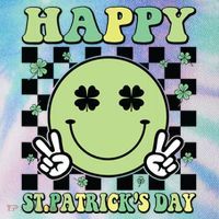 Happy St Patricks Day St Paddys Day Retro Legacy Tie Dye Trucker Hat