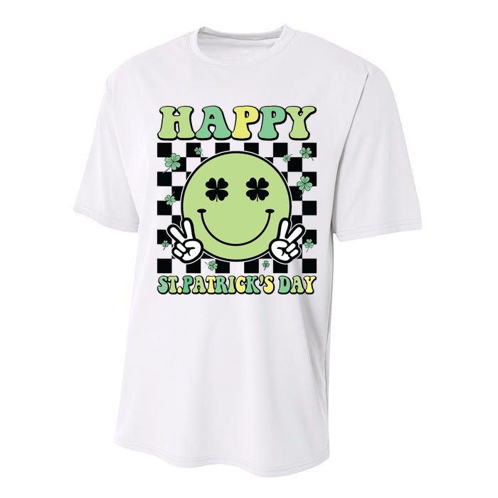 Happy St Patricks Day St Paddys Day Retro Performance Sprint T-Shirt