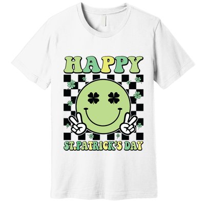 Happy St Patricks Day St Paddys Day Retro Premium T-Shirt