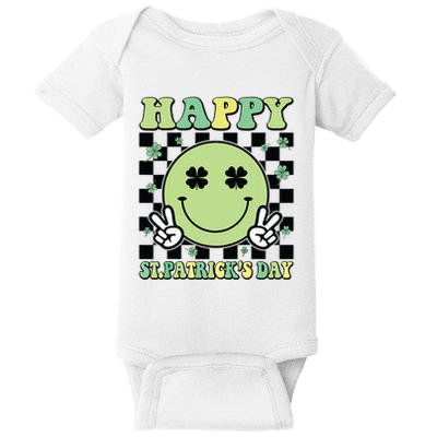 Happy St Patricks Day St Paddys Day Retro Baby Bodysuit