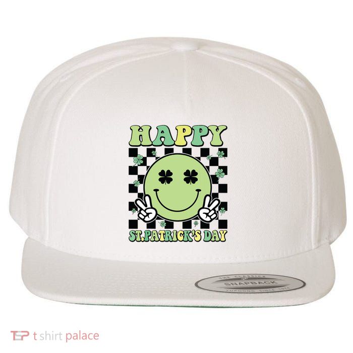 Happy St Patricks Day St Paddys Day Retro Wool Snapback Cap