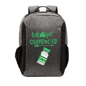 Happy St Patricks Day LetS Get Shamroced Lucky Nurse Nurse Gift Vector Backpack