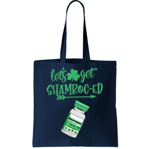 Happy St Patricks Day LetS Get Shamroced Lucky Nurse Nurse Gift Tote Bag