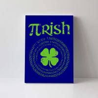 Happy St Patricks Day Pi Day Funny Math Gift Canvas