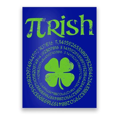 Happy St Patricks Day Pi Day Funny Math Gift Poster