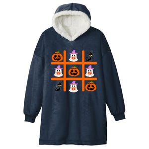 Halloween School Prarty Prek Teachers Spooky Season Trick Gift Hooded Wearable Blanket