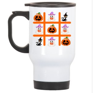 Halloween School Prarty Prek Teachers Spooky Season Trick Gift Stainless Steel Travel Mug