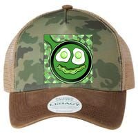 Happy St Patricks Day Green Eggs And Bacon Smile Legacy Tie Dye Trucker Hat