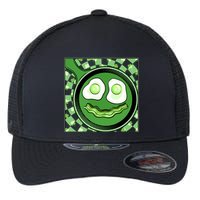 Happy St Patricks Day Green Eggs And Bacon Smile Flexfit Unipanel Trucker Cap