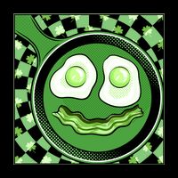 Happy St Patricks Day Green Eggs And Bacon Smile Impact Tech Backpack